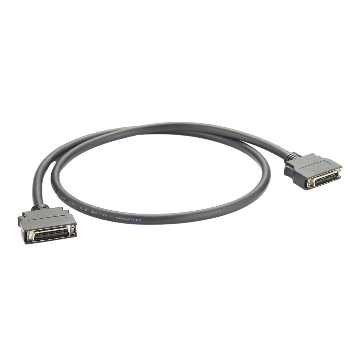 SCSI 36-Pin'den SCSI 36-Pin Mdr 36 Pin Servo Motor Kodlayıcı Kablosu, 100cm Yuvarlak Siyah Kablo ile