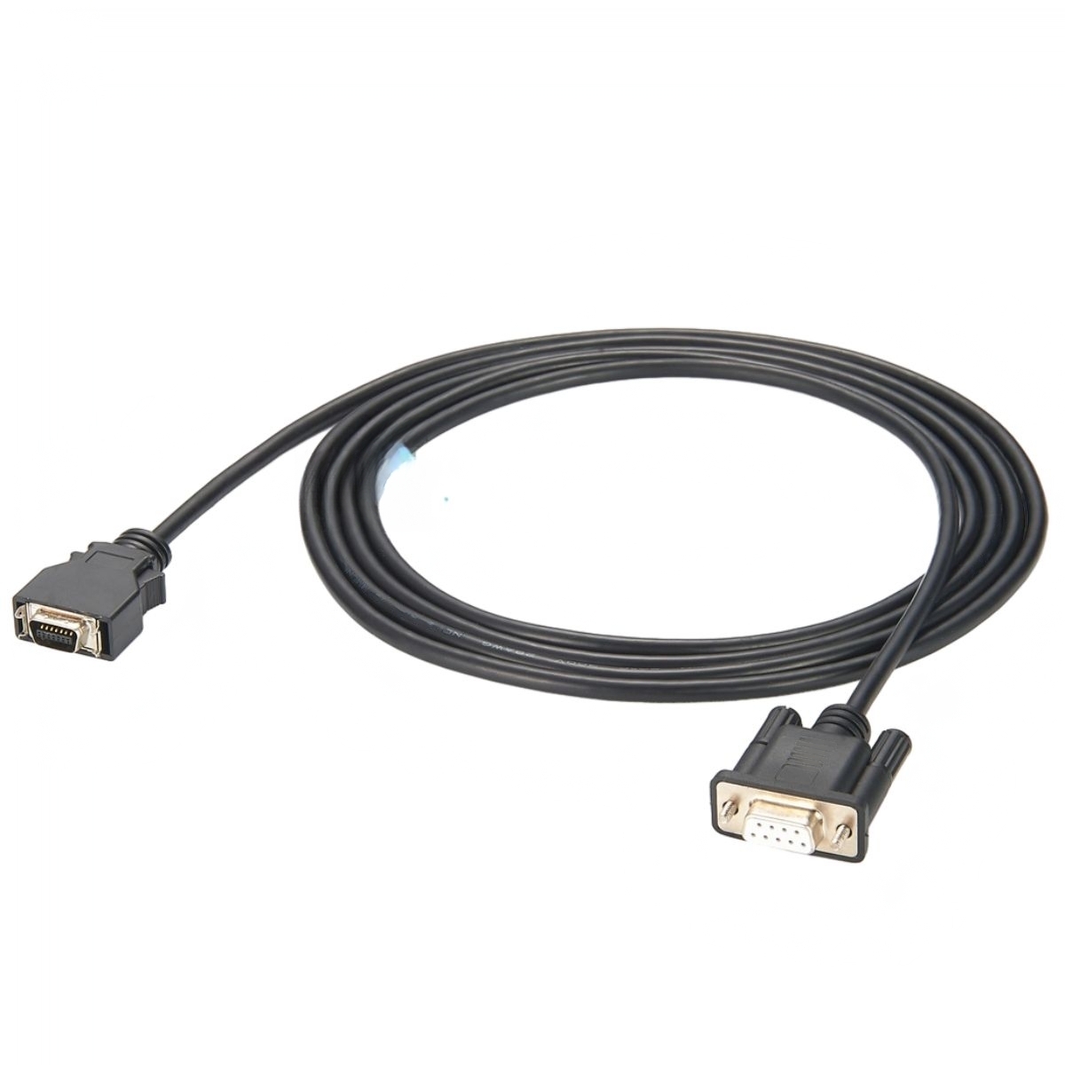DB09 - SCSI 14-Pin RS232 Seri Programlama Kablosu Veri İndirme, 300cm Yuvarlak Siyah Kablo ile