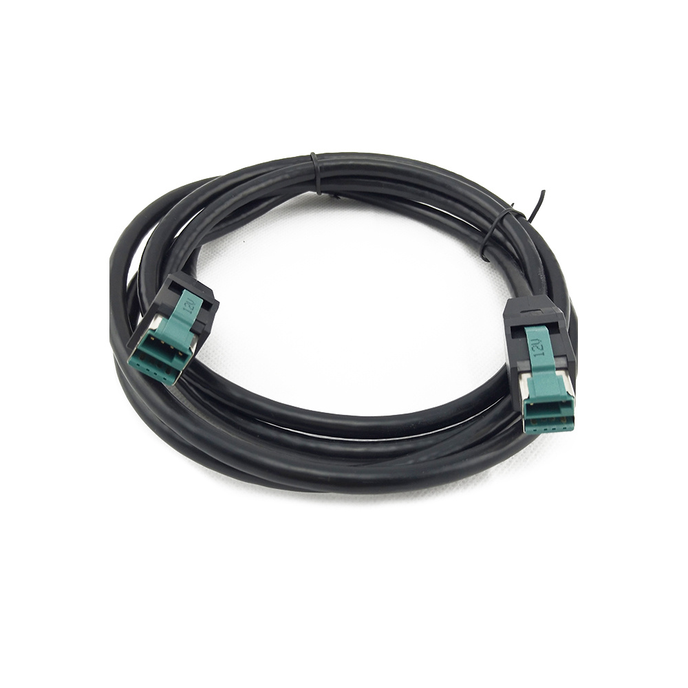 适用于 POS 系统打印机设备的电源 USB 12V 通信电缆 1.5m