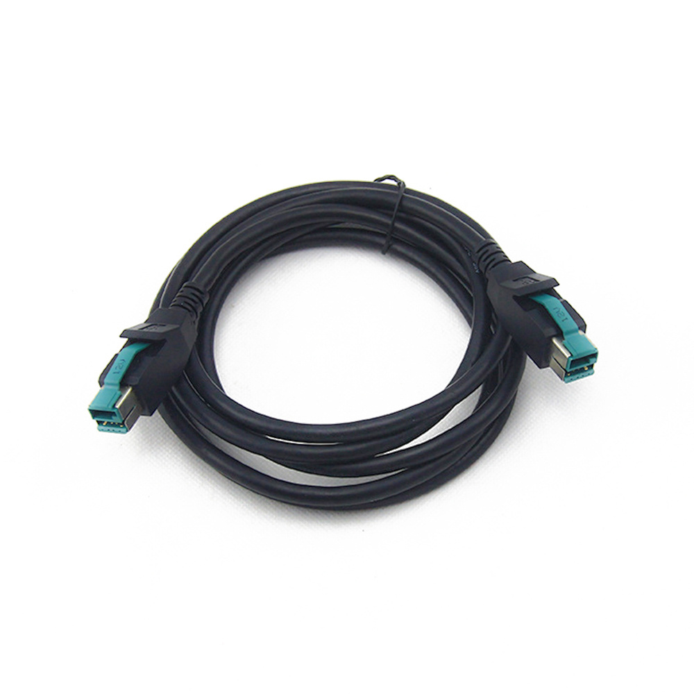 适用于 POS 系统打印机设备的 USB 12V 电源通信电缆 3m