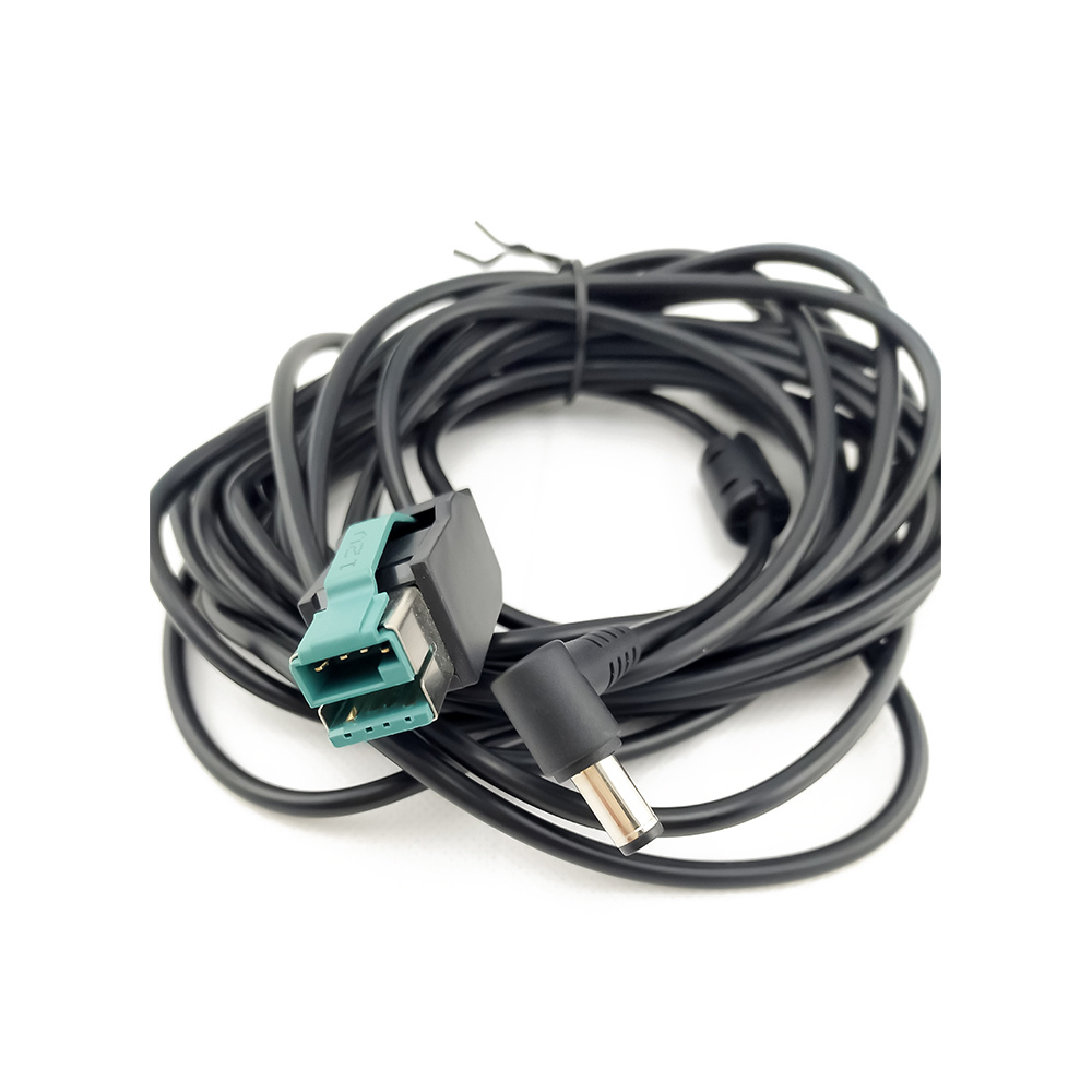 电源 USB 12V 转 DC 5.5mm 直角打印机电源线 3m