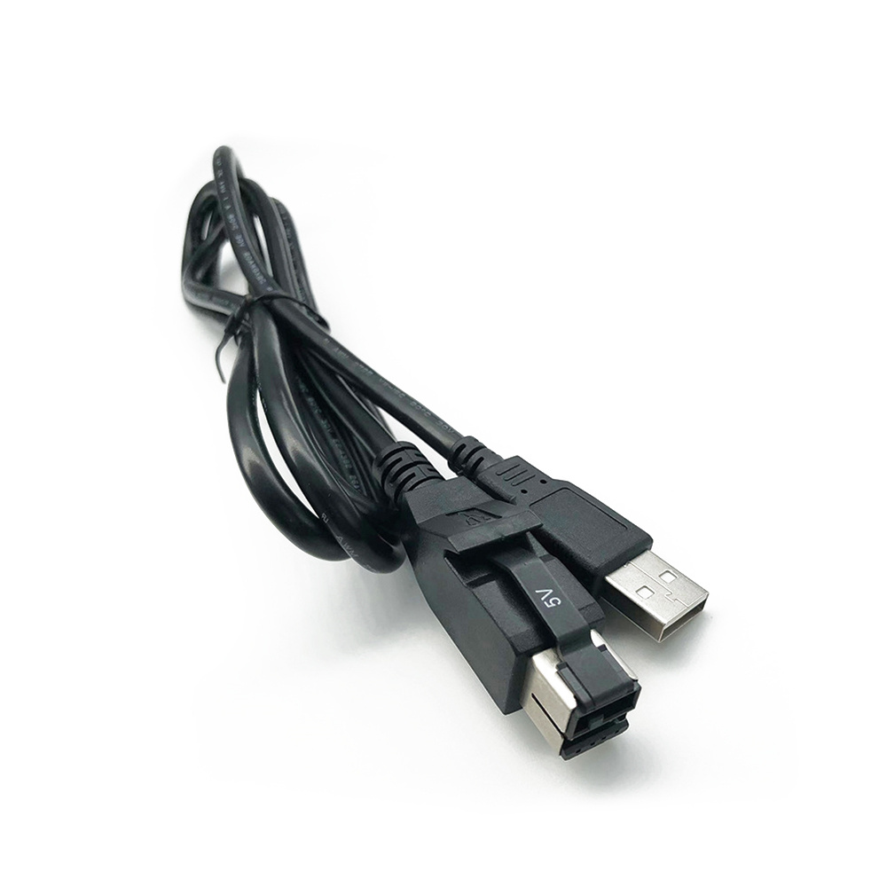 适用于打印机的供电 USB 5V 转 USB A 插头电缆 1.5m