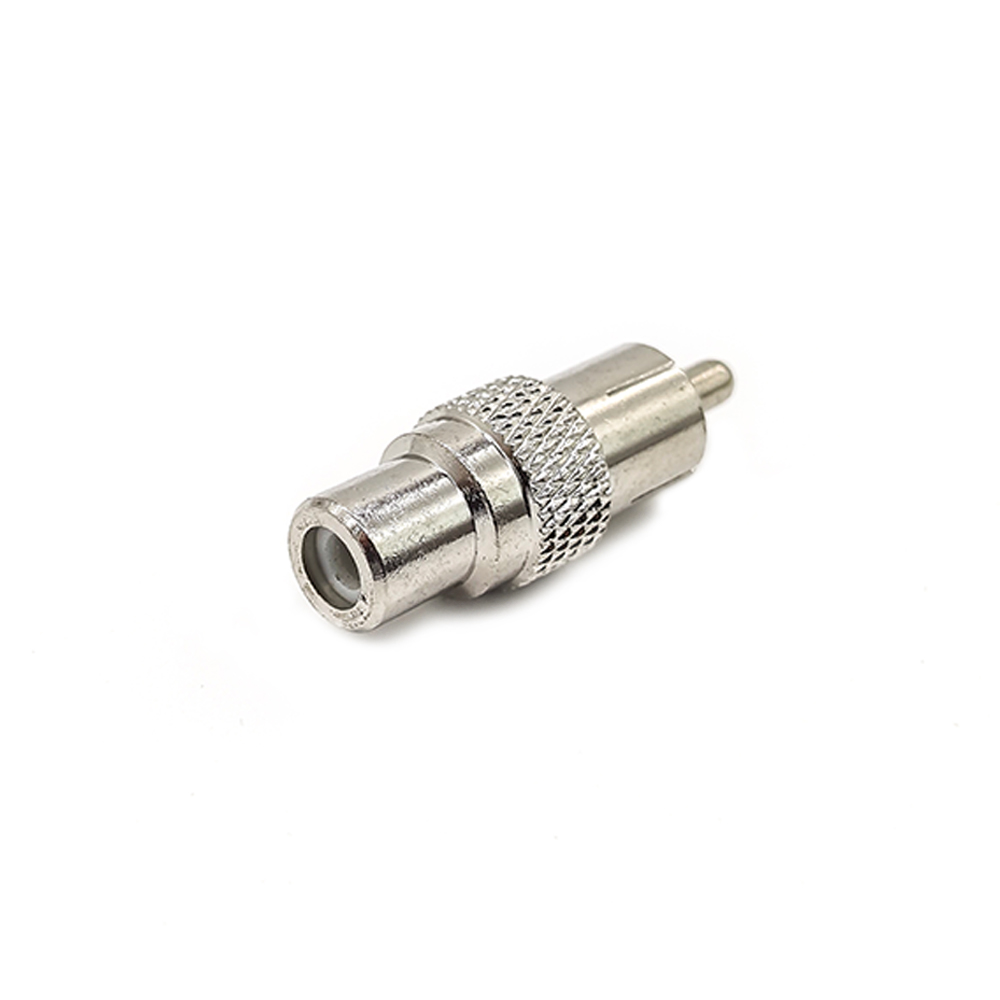 Adaptador RCA Jack Femenino a Conector RCA Masculino Recto