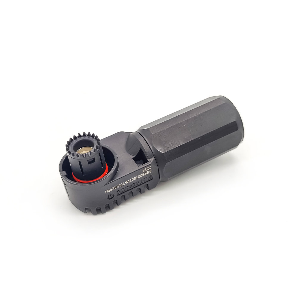 Connettore impermeabile per accumulo di energia ad angolo retto 250 A Nero Cavo non schermato 70 mm² Chiave W
