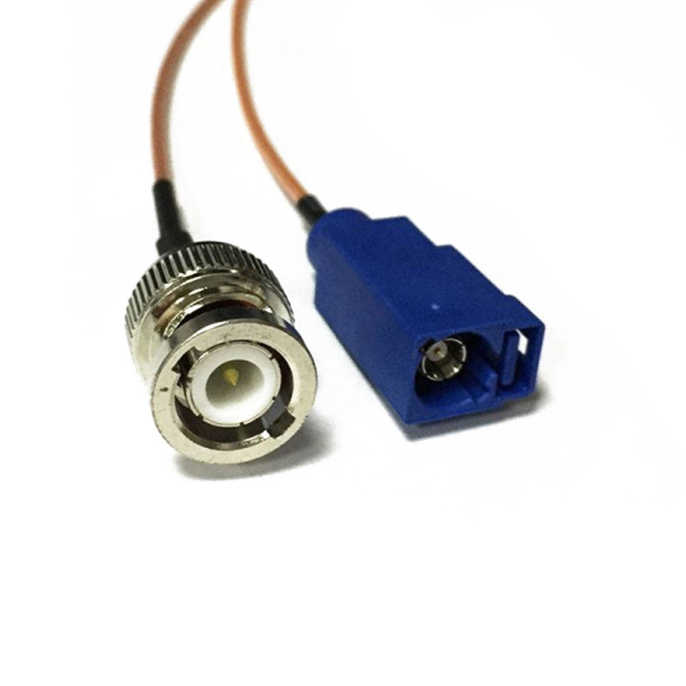 Ensemble de câbles RF Fakra C Code femelle à BNC mâle avec câble RG178 de 50cm 50Ohm