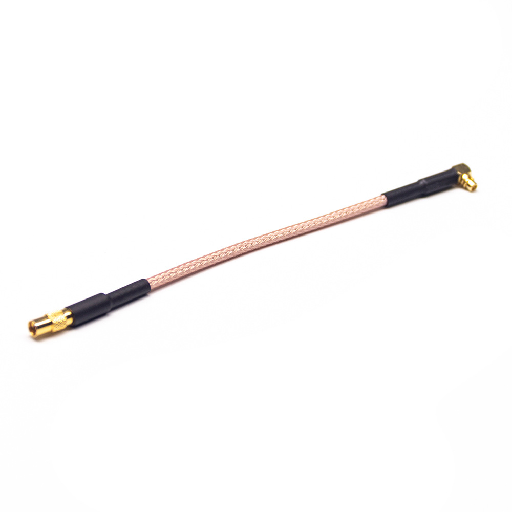 MMCX Male Right Angle to MMCX Femal RF Cable Assembly With 10cm 50Ohm RG316 Cable