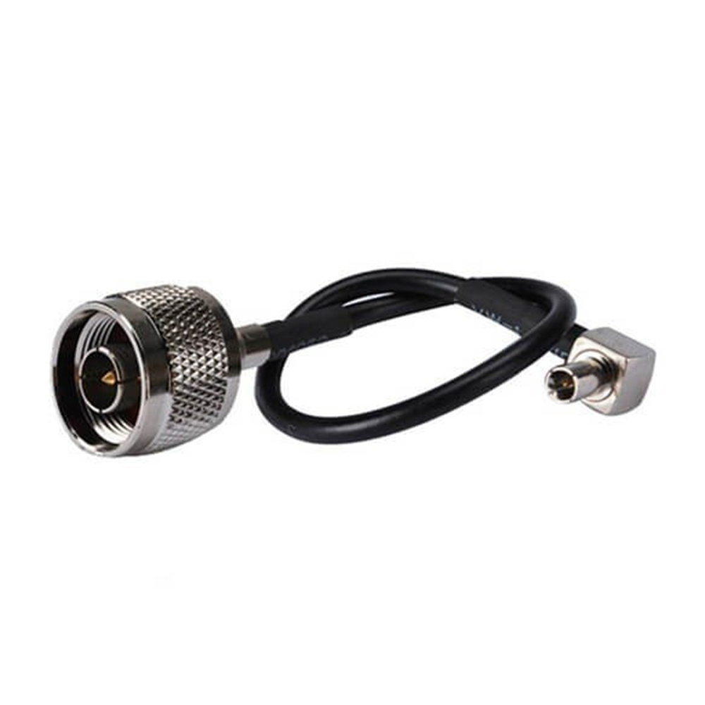 N Male to TS9 Male Right Angle RF Cable Assembly With 15cm 50Ohm RG174 Cable