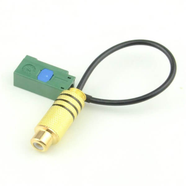 Ensembles de câbles Fakra E Code femelle vers prise RCA RF avec câble RG174 de 10 cm 50ohm