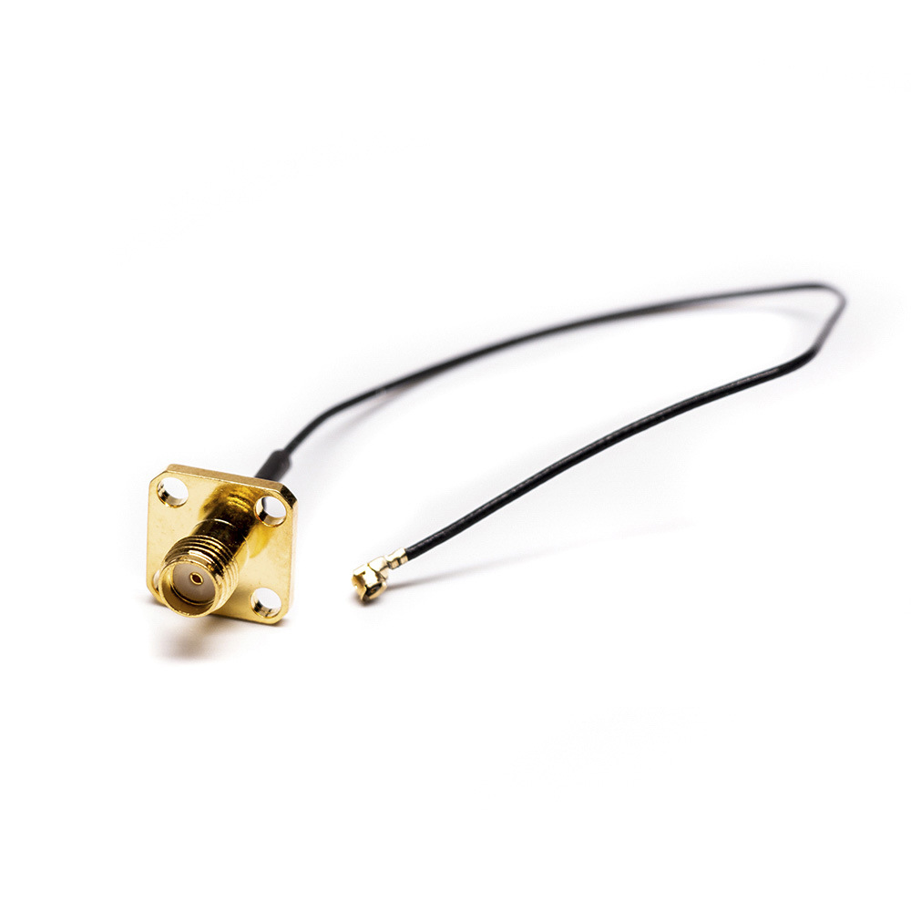 SMA Female Flange to IPEX Female Cable Assembly With 20cm 50Ohm 1.13 Cable