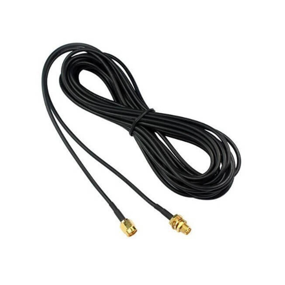 500cm 50Ohm RG174 케이블이 있는 RP SMA 남성 - RP SMA 여성 격벽 케이블 어셈블리