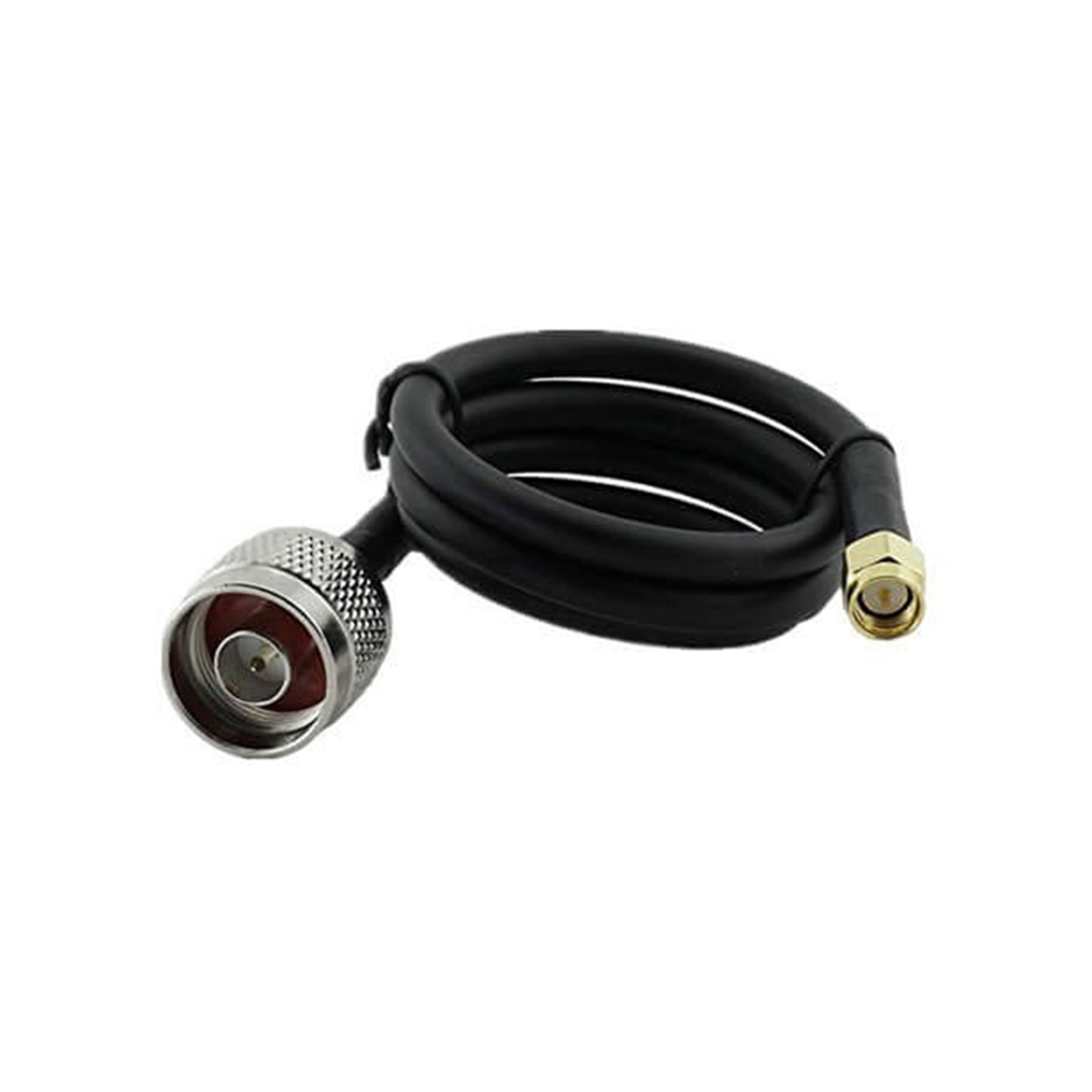 SMA Male to N Male Cable Assembly With 50cm 50 Ohm LMR400 Coax