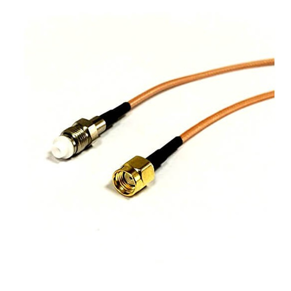 RP SMA Male to FME Female RF Cable Assembly With 15cm 50 Ohm RG316 Coax