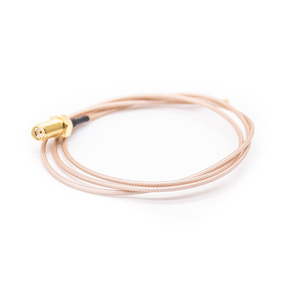 SMA Female Bulkhead to IPEX Female Cable Assembly With 100cm 50Ohm RG178 Cable