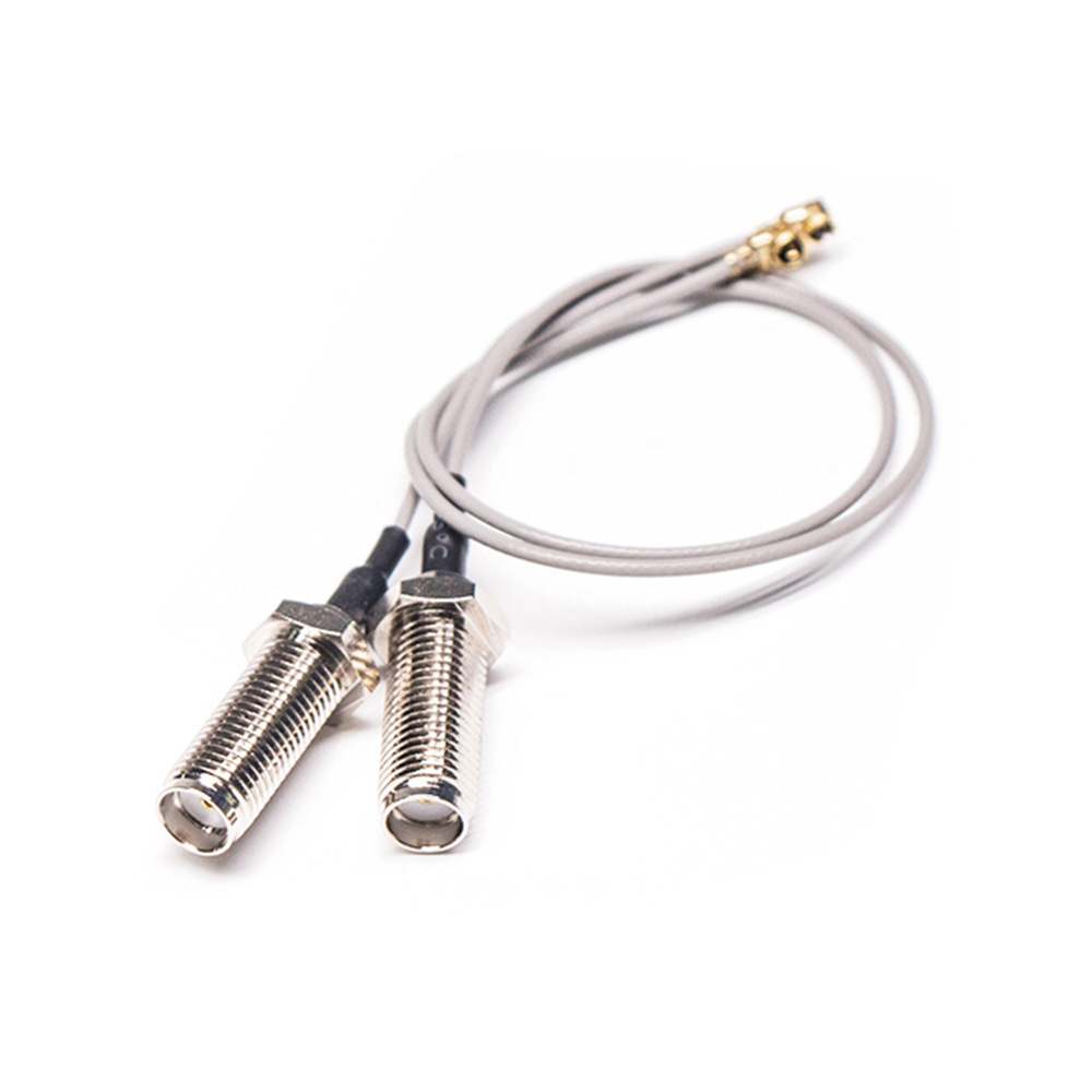 SMA Female Bulkhead to IPEX Female Cable Assembly With 20cm 50Ohm 1.37 Cable