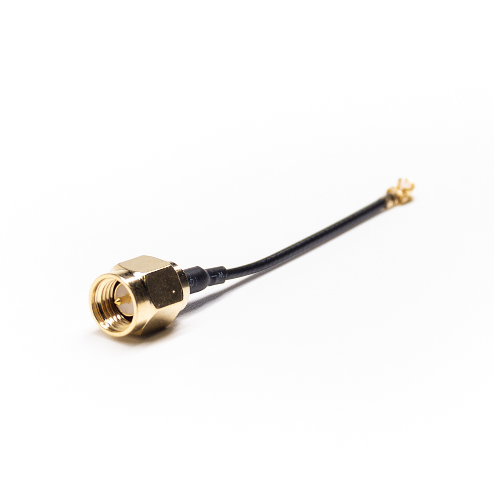 SMA Male to IPEX Female Cable Assembly With 10cm 50Ohm 1.37 Cable