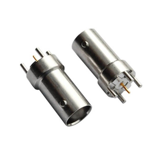 Coaxial Connector BNC Straight Jack Female Pin Panel Mount Through Hole