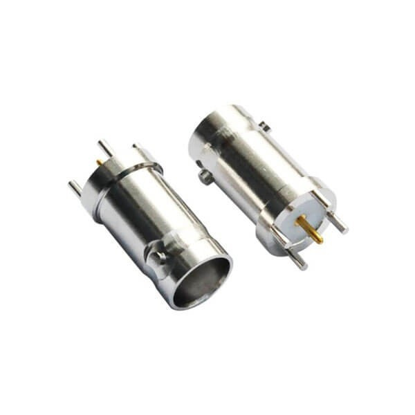 Coaxial Connector BNC Straight Jack Female Pin Panel Mount Through Hole