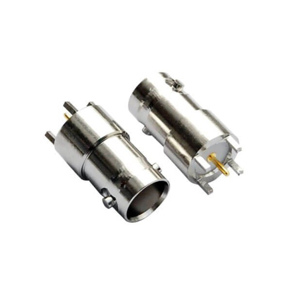 Coaxial Connector BNC Straight Jack Female Pin Panel Mount Through Hole