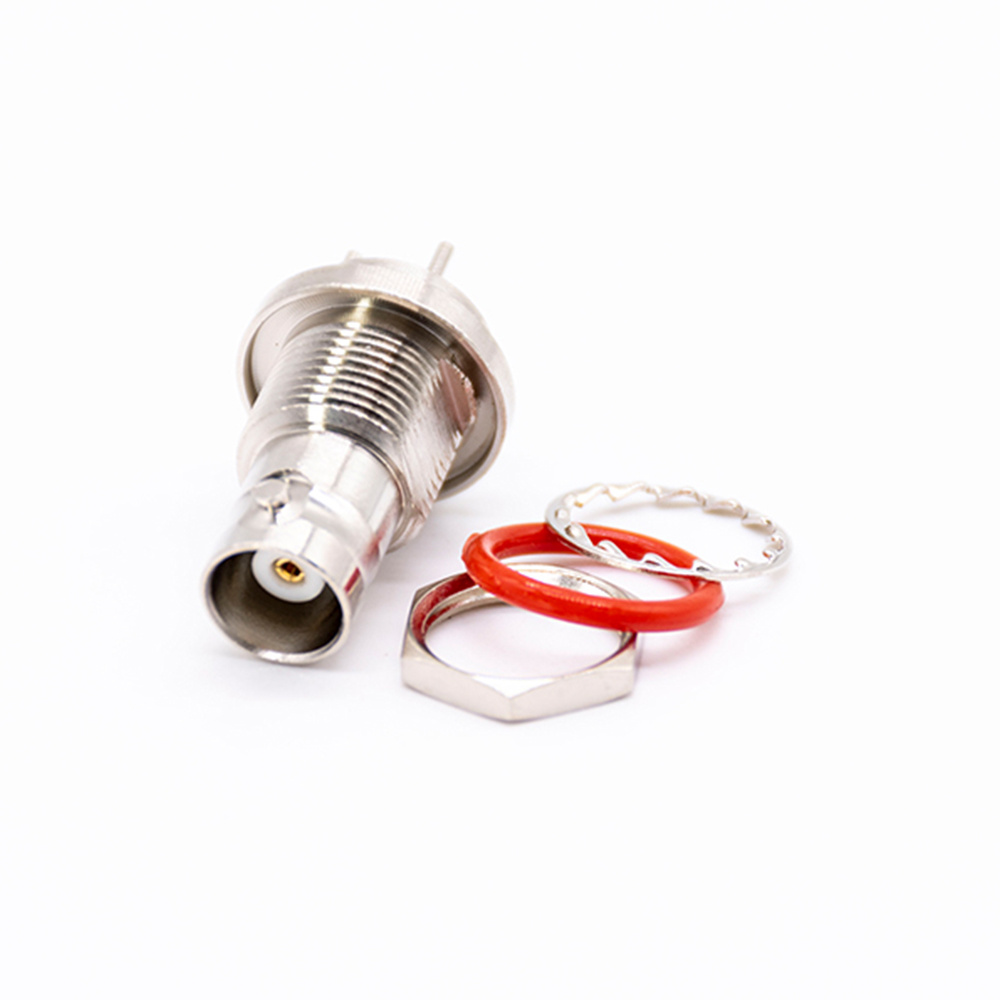 Coaxial Connector waterproof BNC Straight Jack Panel Mount Bulkhead 50 Ohm