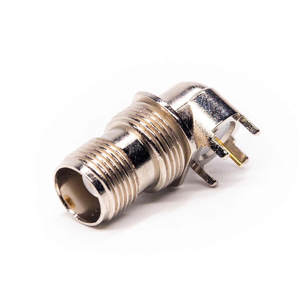 Right Angle TNC Solder Panel Mount 50ohm