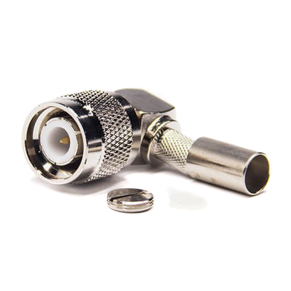 Right Angle TNC Plug Crimp Type LMR240 Cable 50ohm