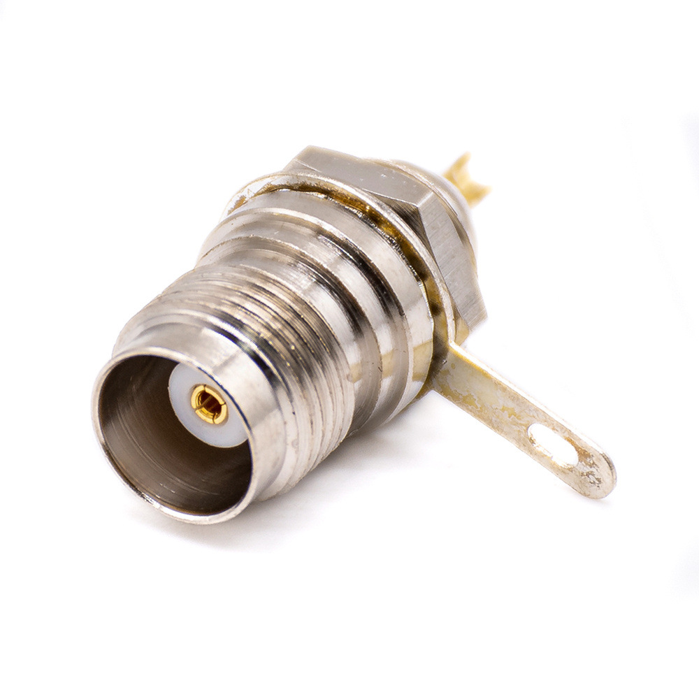 Straight TNC Solder Panel Mount 50ohm