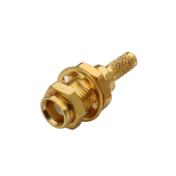 Straight MCX Jack Crimp RG316 Cable Type Bulkhead 50ohm