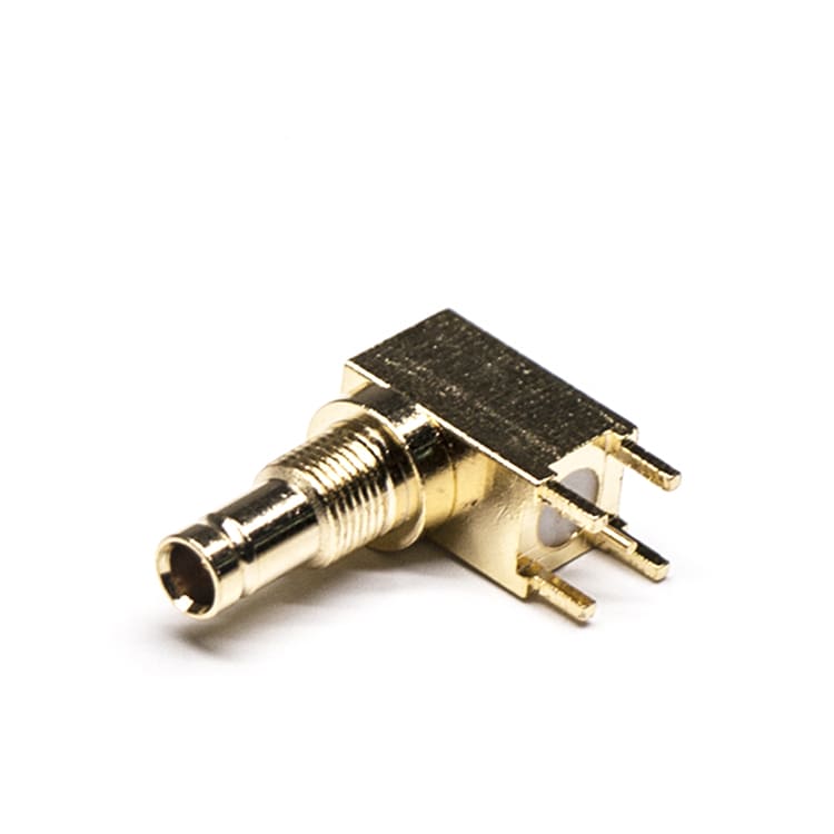Dik Açı 1.0/2.3 DIN Jack Lehim Panel Montajı 75ohm