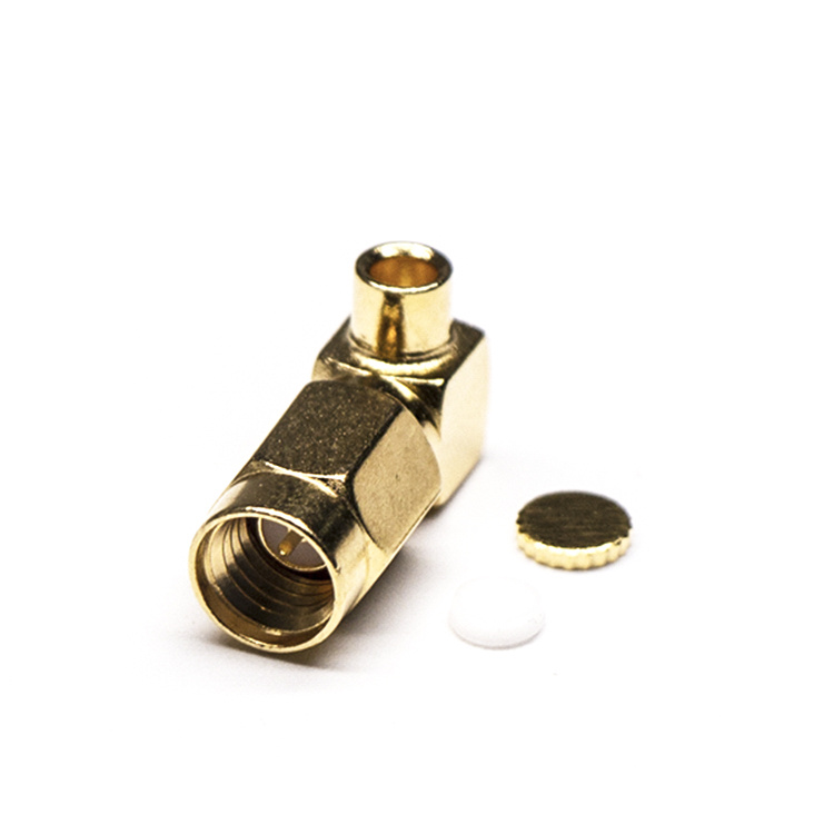 Right Angle SSMA Male Crimp Cable Type 50ohm
