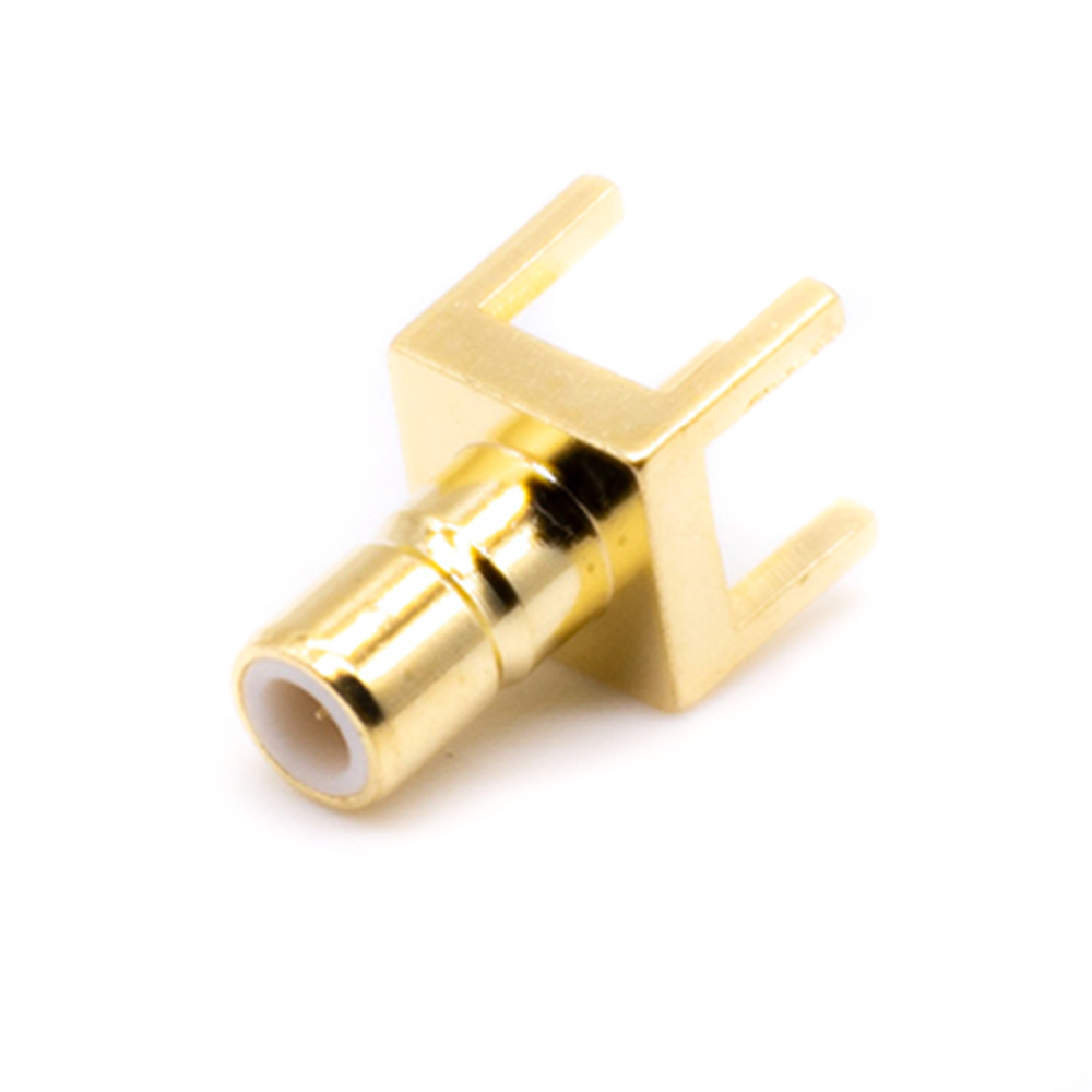 Coaxial Connector SMB Straight Jack Male Pin  Panel Mount Through Hole 50 Ohm