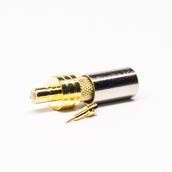Coaxial Connector SMB Straight Jack Male Pin Crimp Cable Type 50 Ohm