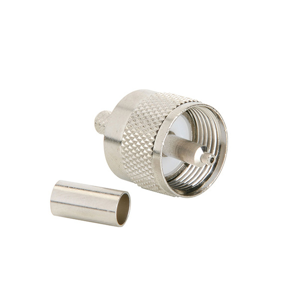 Straight UHF Male Crimp Cable Type  RG58/RG59