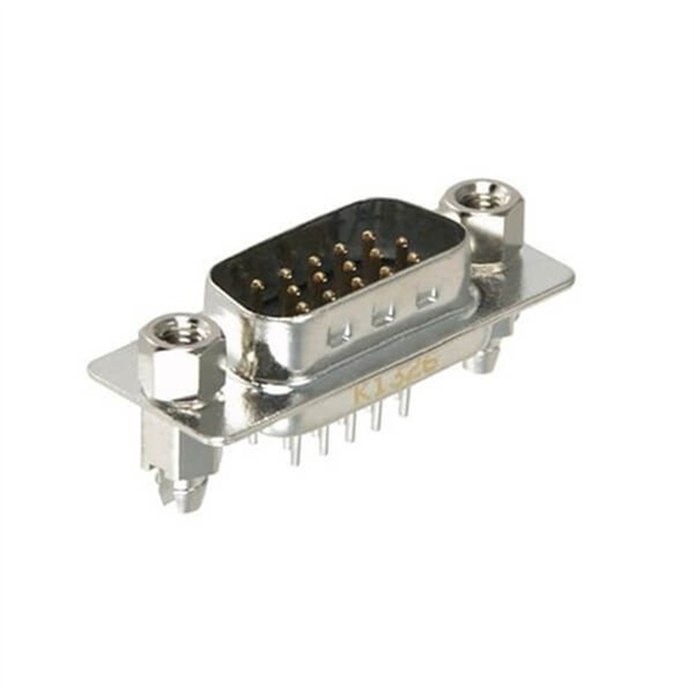 Renhotec DB15 オスコネクタ PCB マウント用、スルーホール、2.77mm ピッチ、スクリューロック