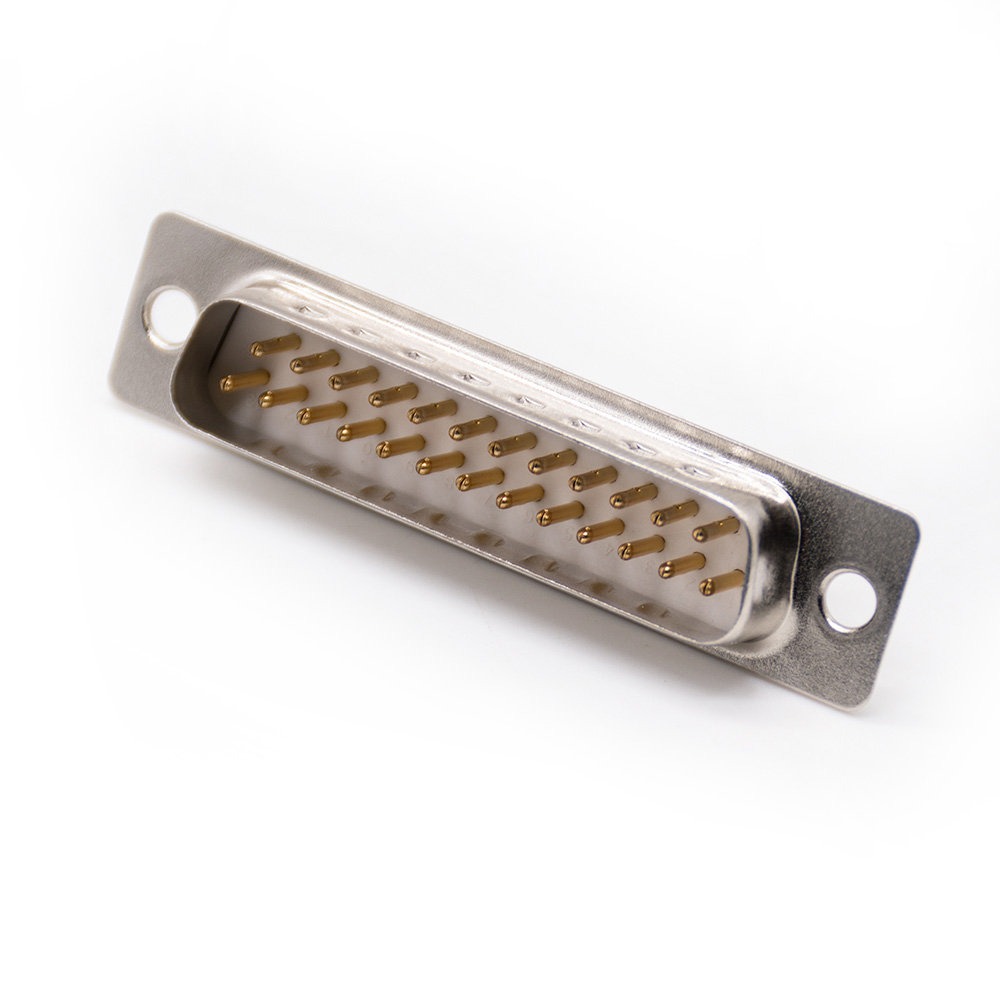 Renhotec D-sub 25ピン オスコネクタ ケーブルタイプ ソルダーカップ 2.77mmピッチ