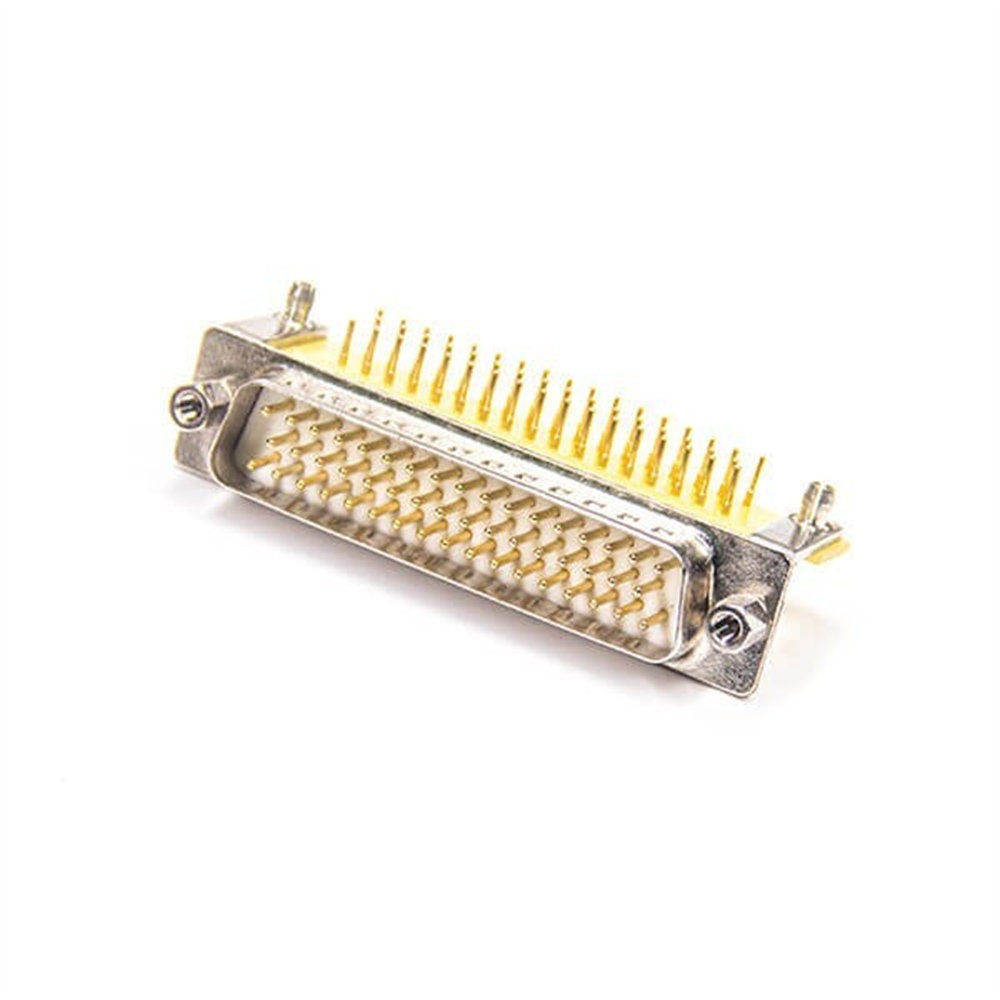 Renhotec D-sub DB50 オス R/A コネクタ PCB 用、スルーホール、2.77mm ピッチ、スクリューロック