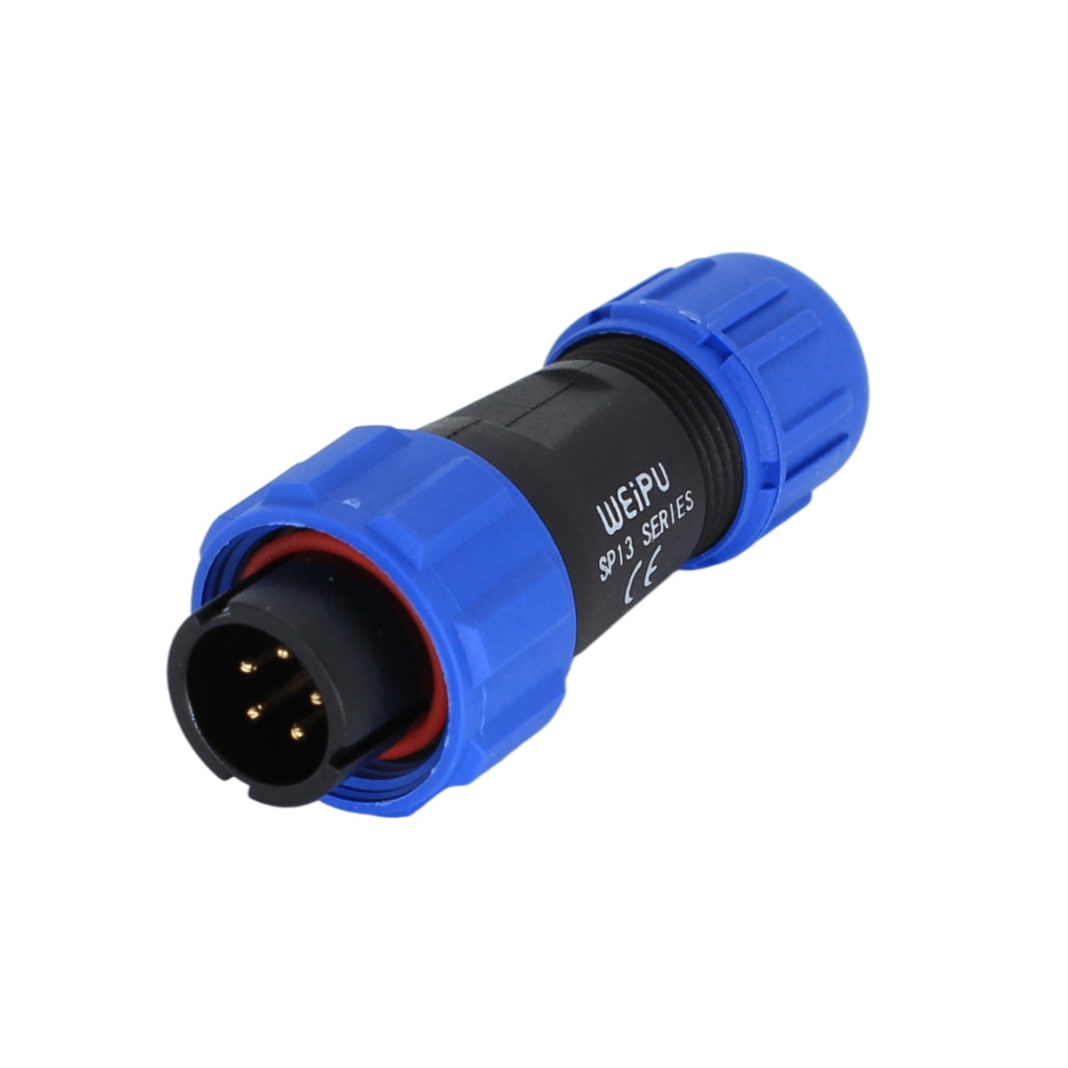 WEIPU SP1310/P5 Waterproof Plug Cable Connector Solder