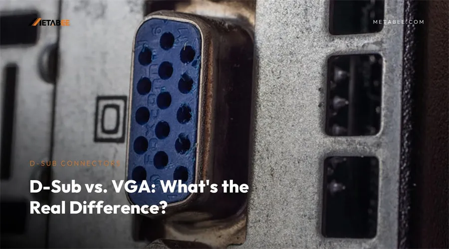 D-Sub vs VGA: What's the Real Difference and Why It Matters?
