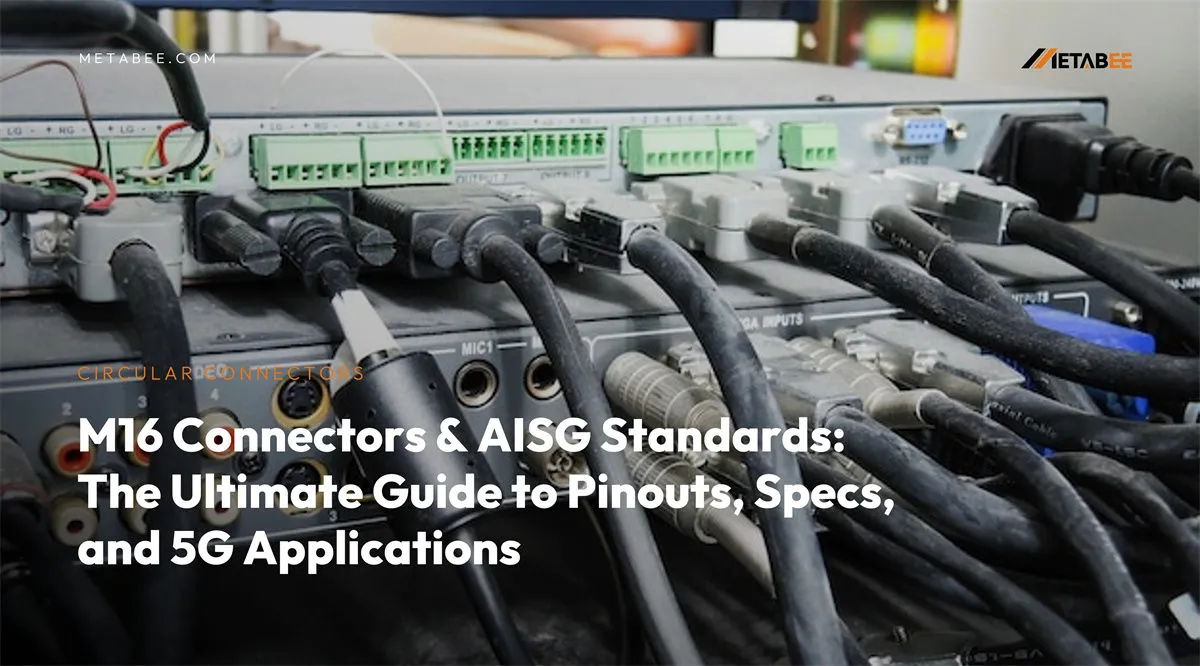 M16 Connectors & AISG Standards: The Ultimate Guide to Pinouts, Specs, and 5G Applications
