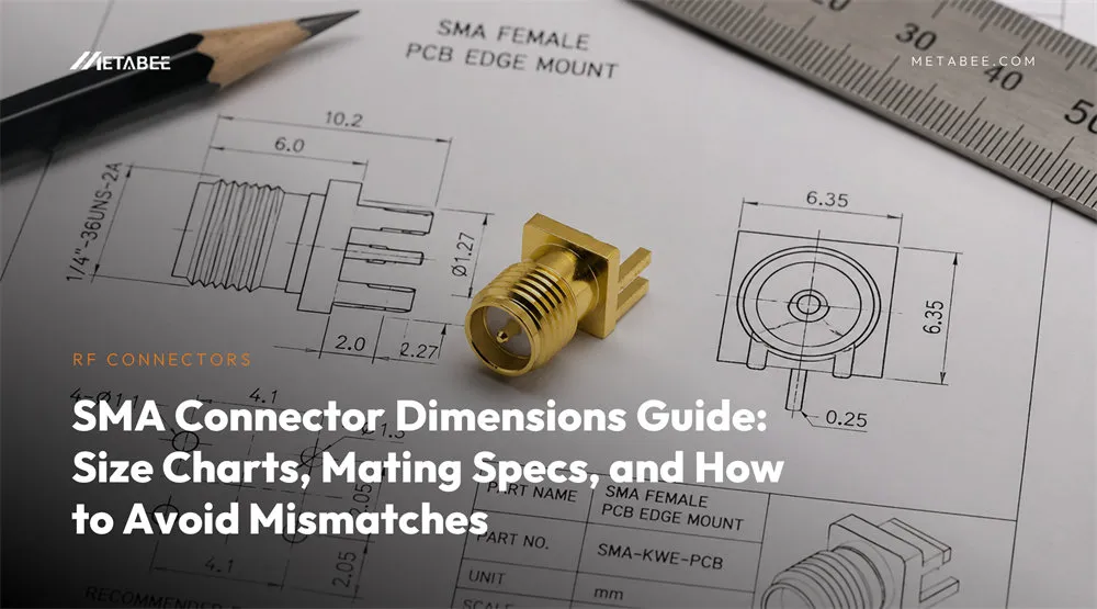 SMA Connector Dimensions Guide: Size Charts, Mating Specs, and How to Avoid Mismatches