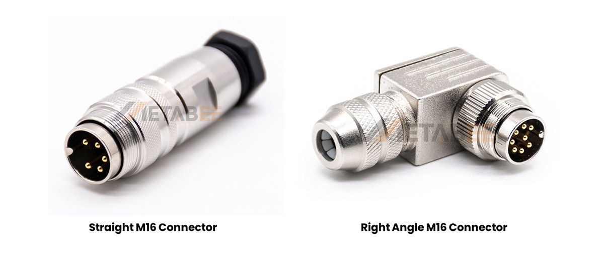 M16 Straight and Right Angle Connectors - Metabee