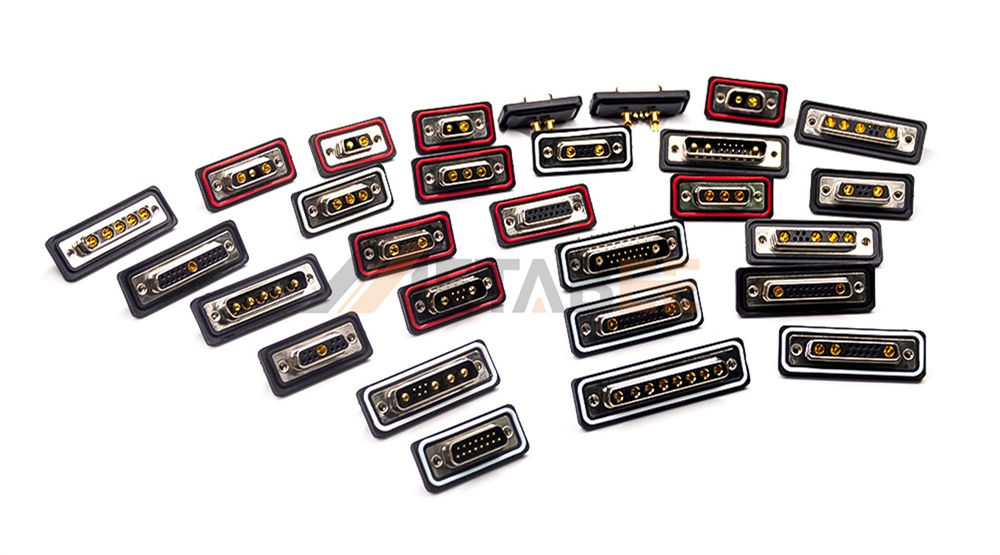 Waterproof Combo D-sub Connectors